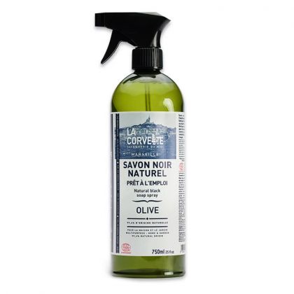 Savon noir liquide à l'olive - Spray de 750ml