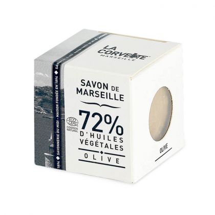 Savon de Marseille à l'olive - Boite - Cube de 200g