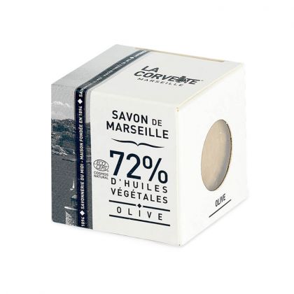 Savon de Marseille à l'olive - Boite - Cube de 100g