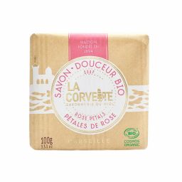 Savon douceur bio - Pétales de rose - 100g