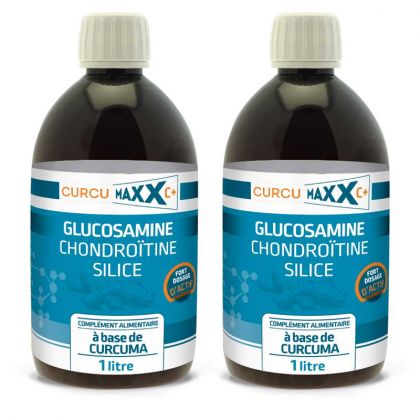 Gluco Chondro Silice - Solution buvable bio - Lot de 2 x 1L