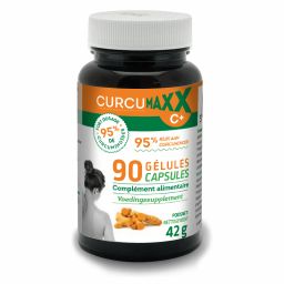 Curcumaxx C+ dosées à 95%- Boite de 90 gélules