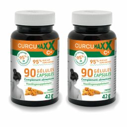 Curcumaxx C+ dosées à 95%- Lot de 2 boites de 90 gélules