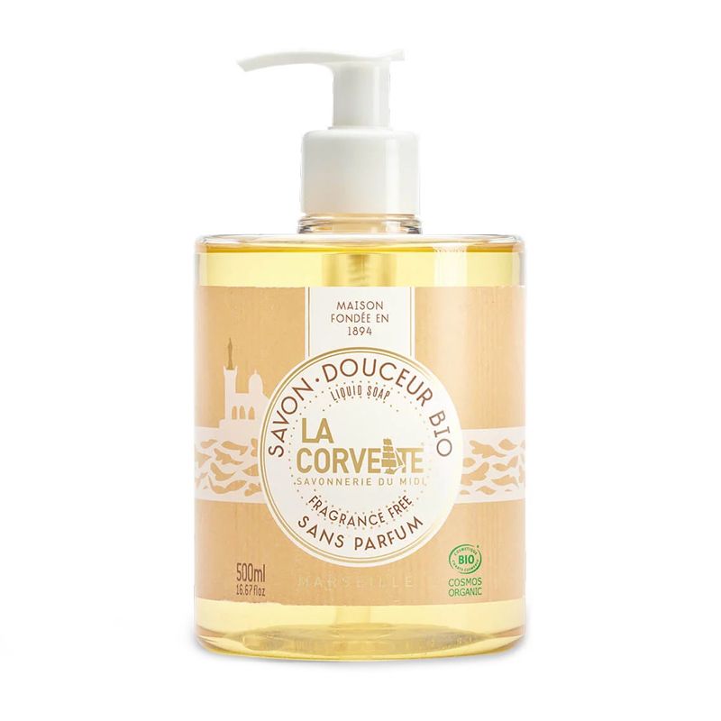 Savon liquide hypoallergénique - Sans parfum bio - 500ml