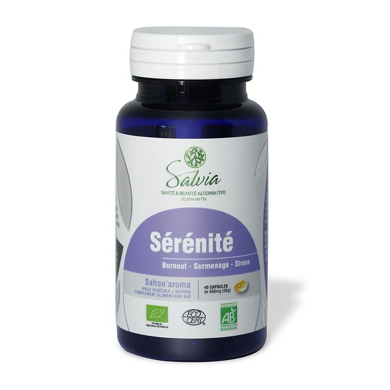 Safran'aroma Sérénité bio - 40 capsules