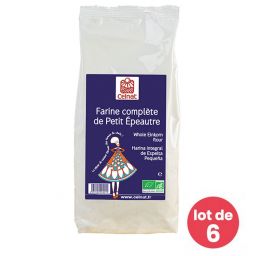 Farine complète de Petit Epeautre bio - Lot 6 x 500g