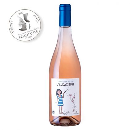 Créatrices de vin - L'Audacieuse rosé bio - 75cL