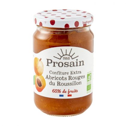 Confiture extra aux abricots rouges du Roussilon bio - 350g