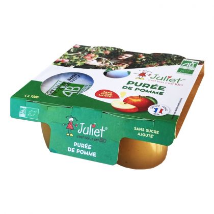 Purée de pomme - 4x100g