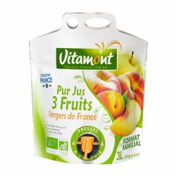 Pur jus multifruit 3 fruits du verger - 3L