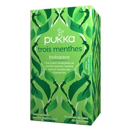 Infusion bio - Trois menthes - Boite de 20 sachets