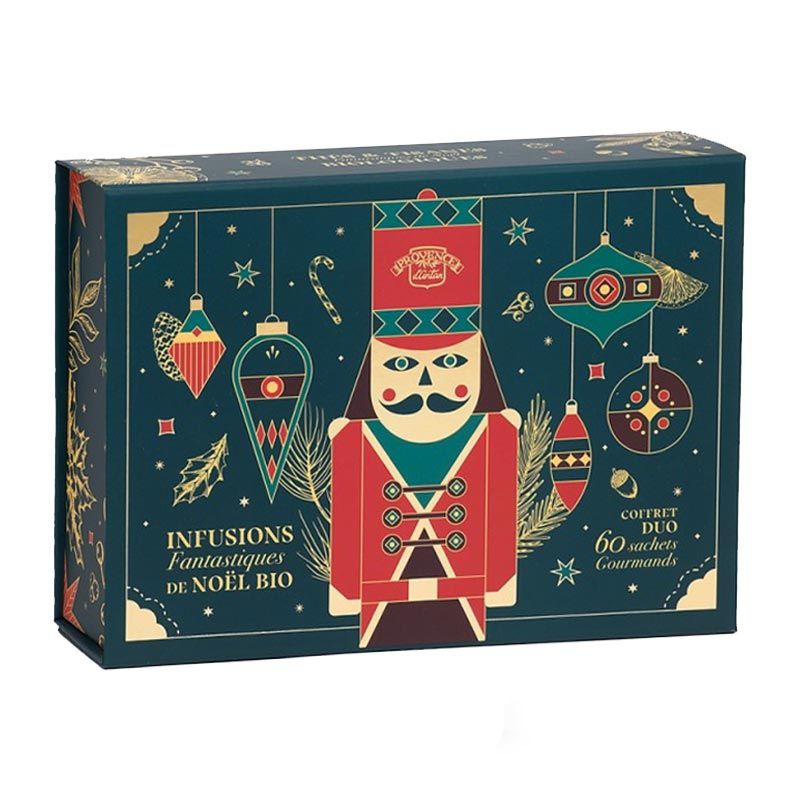 Coffret de tisanes et thés Fantastiques de Noël bio - 60 sachets