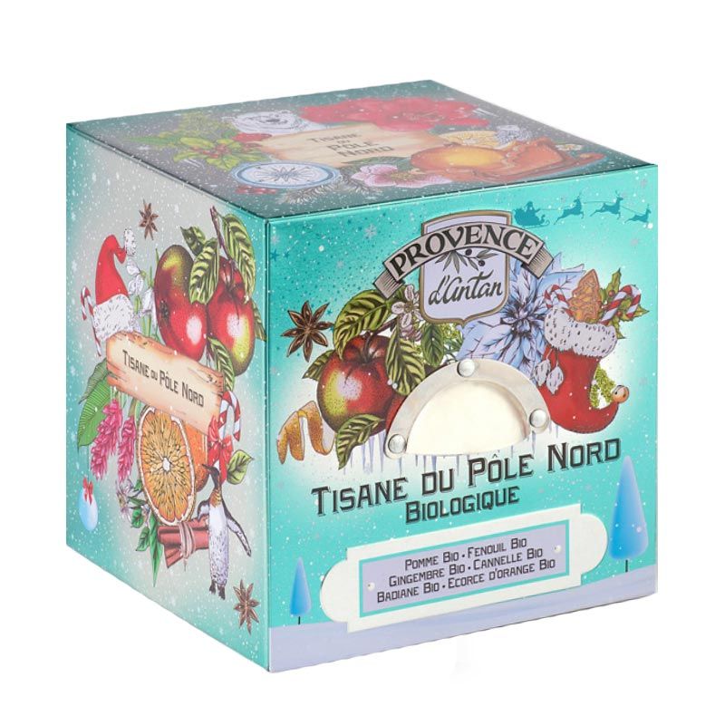 Tisane bio - Pôle Nord - Boite métal de 24 sachets