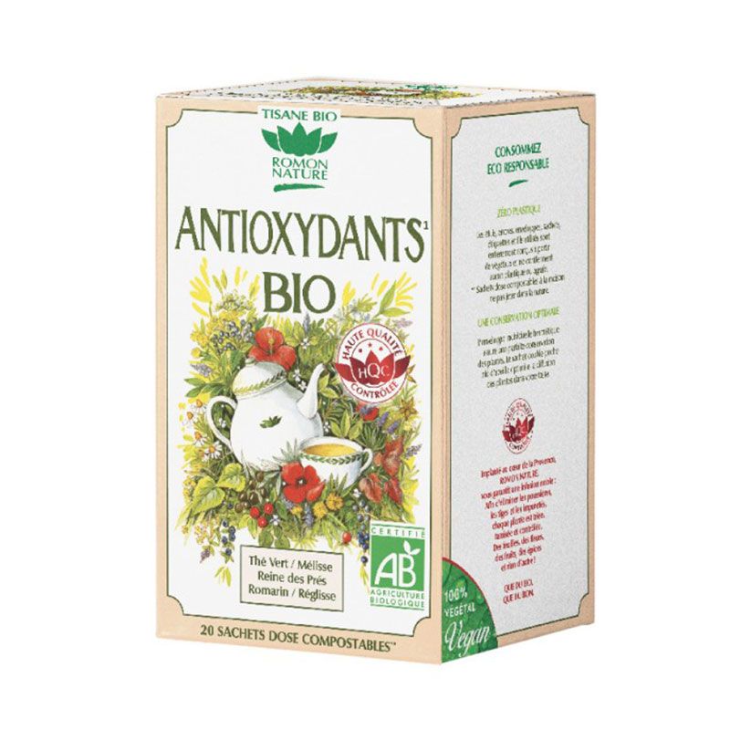 Tisane Detox vegan en sachets mélange de plantes Bio