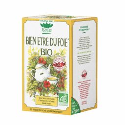 Infusion bio - Bien-être du foie - Boite de 20 sachets