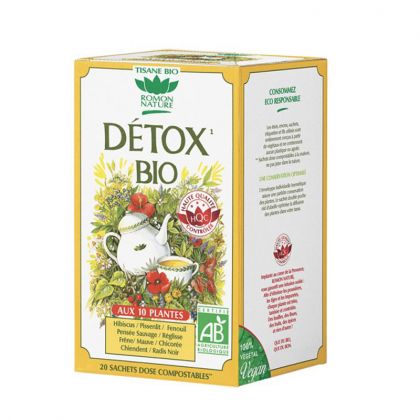 Infusion bio - Detox nature - Boite de 20 sachets