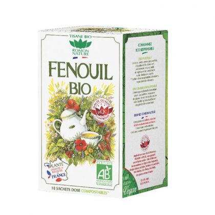 Infusion bio - Fenouil - Boite de 18 sachets