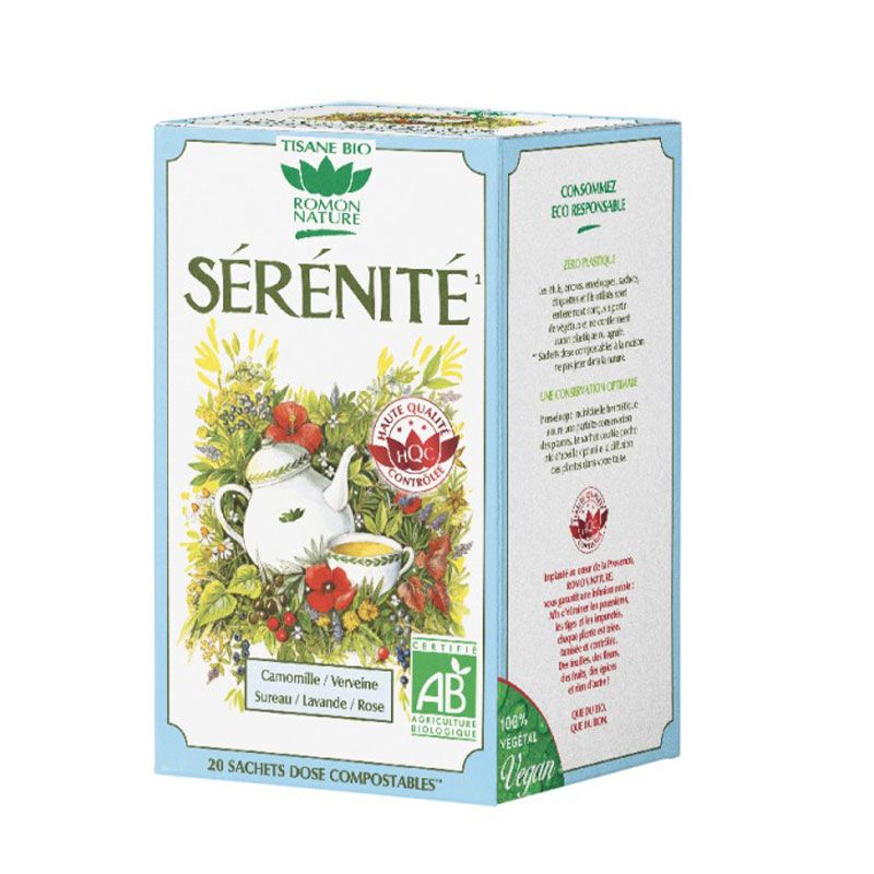 Infusion bio - Serénité - Boite de 20 sachets