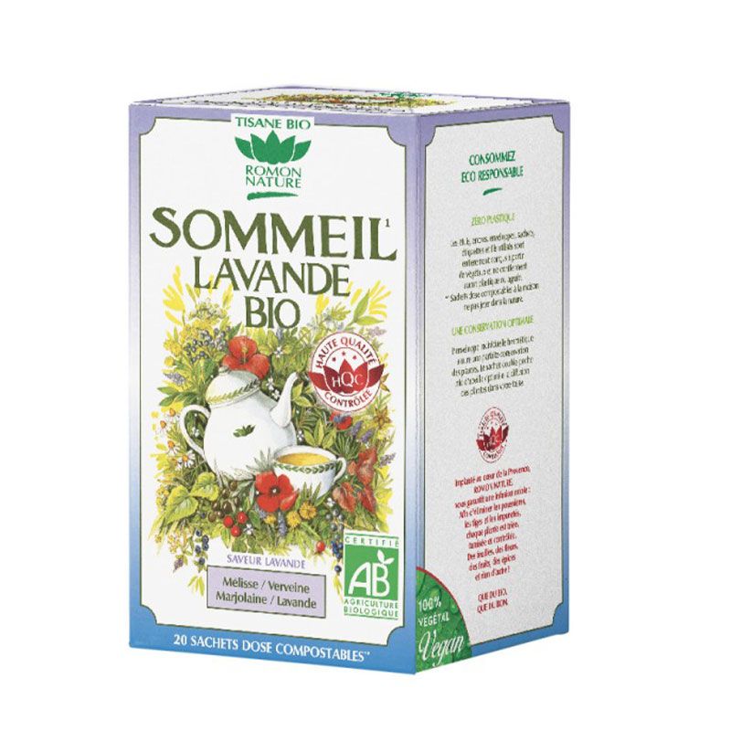 Infusion bio - Sommeil lavande - Boite de 20 sachets