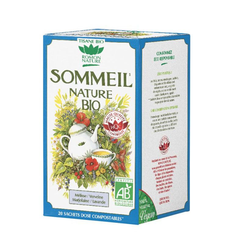 Infusion bio - Sommeil nature - Boite de 20 sachets, Romon Nature