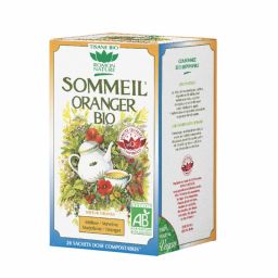 Infusion bio - Sommeil oranger - Boite de 20 sachets