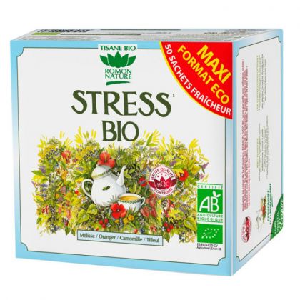 Infusion bio - Stress - Boite de 50 sachets