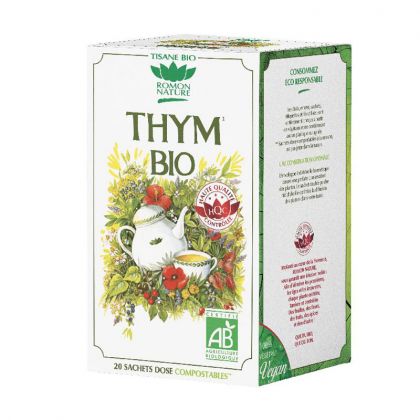 Infusion bio - Thym - Boite de 20 sachets