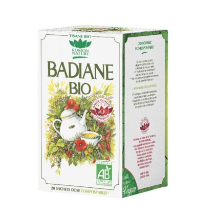 Tisane Badiane bio - Boite de 20 sachets