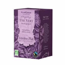 Thé vert bio - Ventre Plat - Boite de 18 sachets