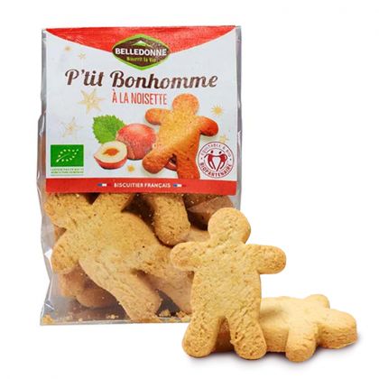 Biscuits bio P'tit bonhomme noisettes - 150g