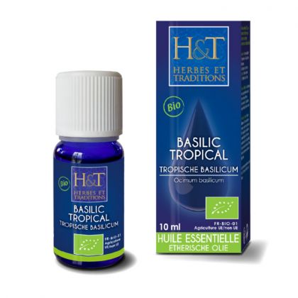 Huile essentielle de Basilic tropical méthylchavicol bio - 10ml