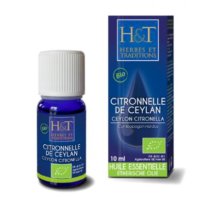 Huile essentielle de Citronnelle de Ceylan bio - 10ml