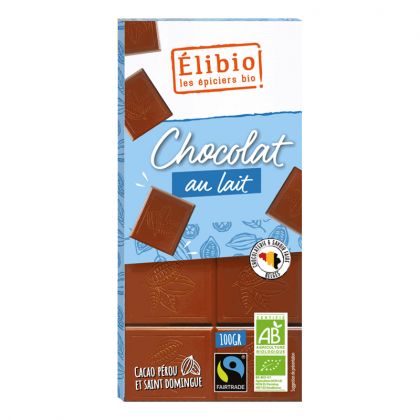 Chocolat au lait bio - 42% de cacao - 100g