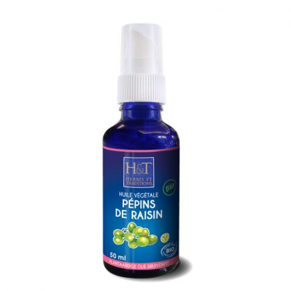 Huile végétale de Pépin de raisin bio - 50ml