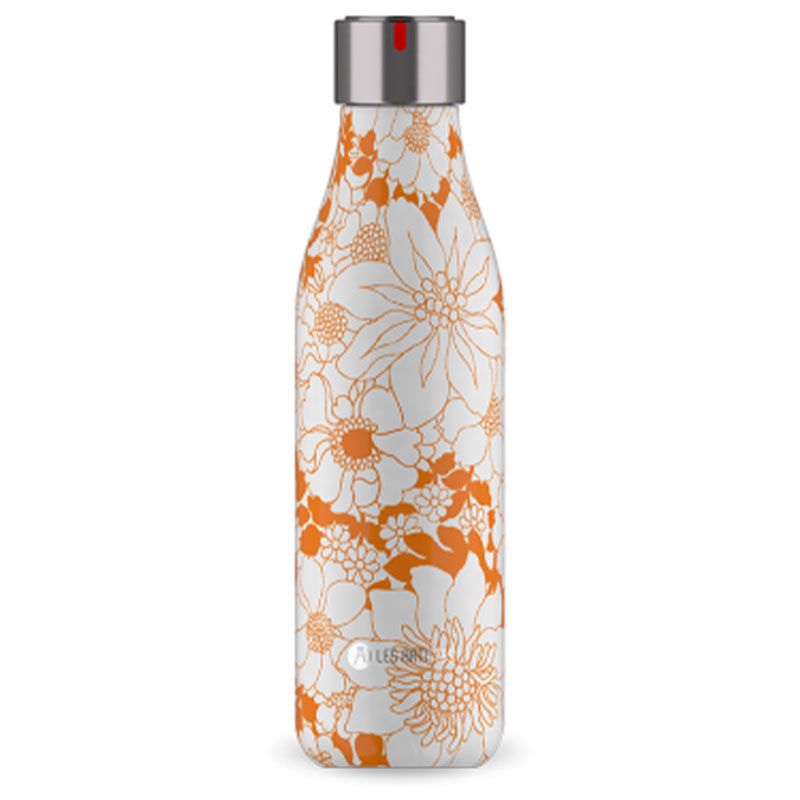 Bouteille isotherme - Orange flowers - 500ml, Les Artistes Paris