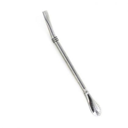 Paille en inox pour thé et infusion