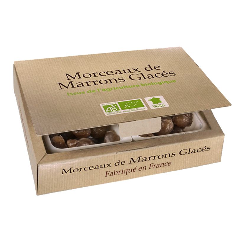 Boîte de 250 g de marrons glacés entiers nus (Retrait uniquement en  magasin, pas d'expédition)