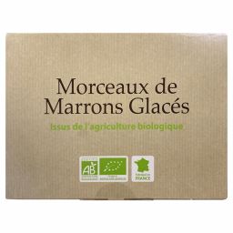 Marrons glacés bio en morceaux - 250g