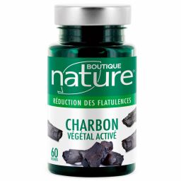 Charbon végétal activé - 60 gélules