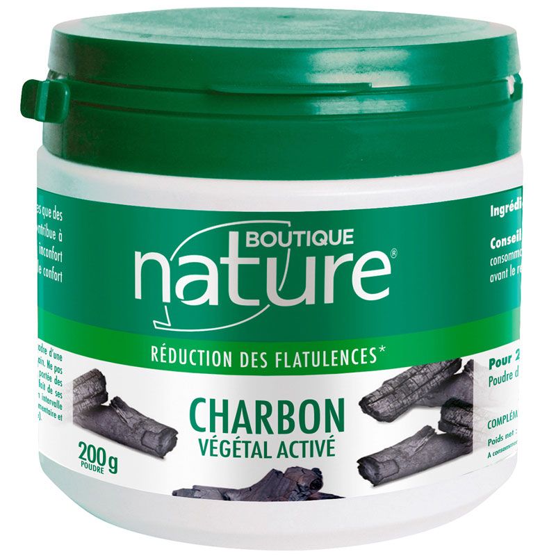 Charbon végétal actif bio