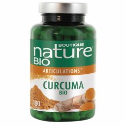 Curcuma et poivre noir bio - 180 gélules