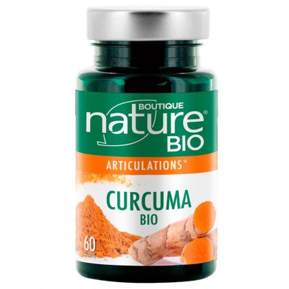 Curcuma + poivre noir + gingembre BIO 180 gélules 2 mois d'utilisation