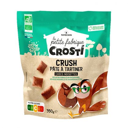Crosti Crush - Coeur fondant choco noisette - 350g