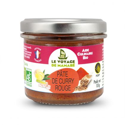 Pâte de curry rouge bio - 105g