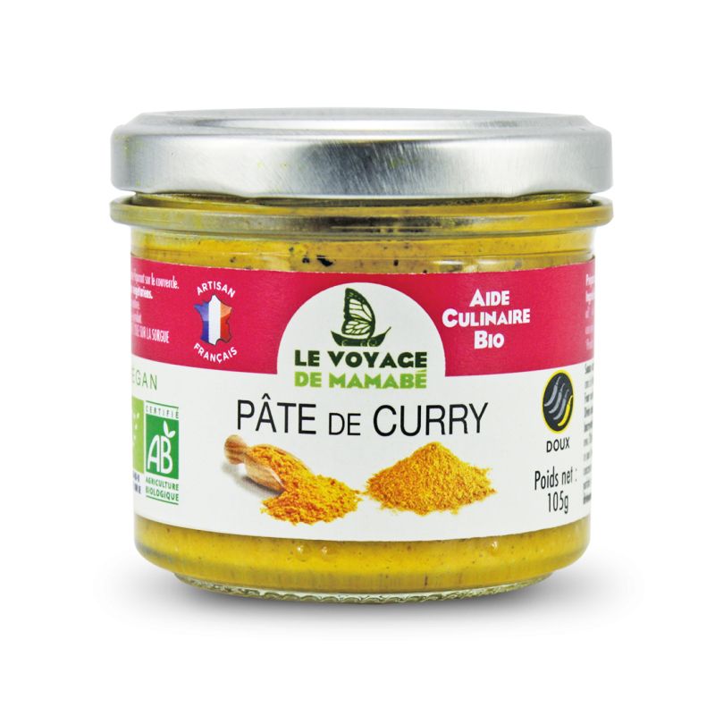 Pâte de curry jaune bio - 105g