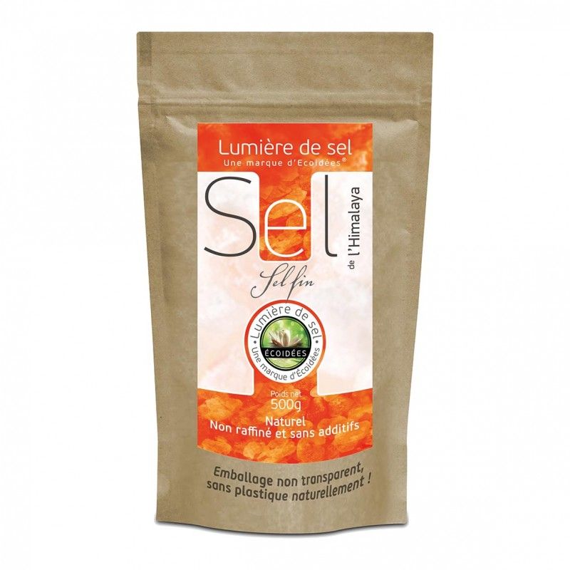 Sel fin rose de l'Himalaya - 500g, Ecoidées