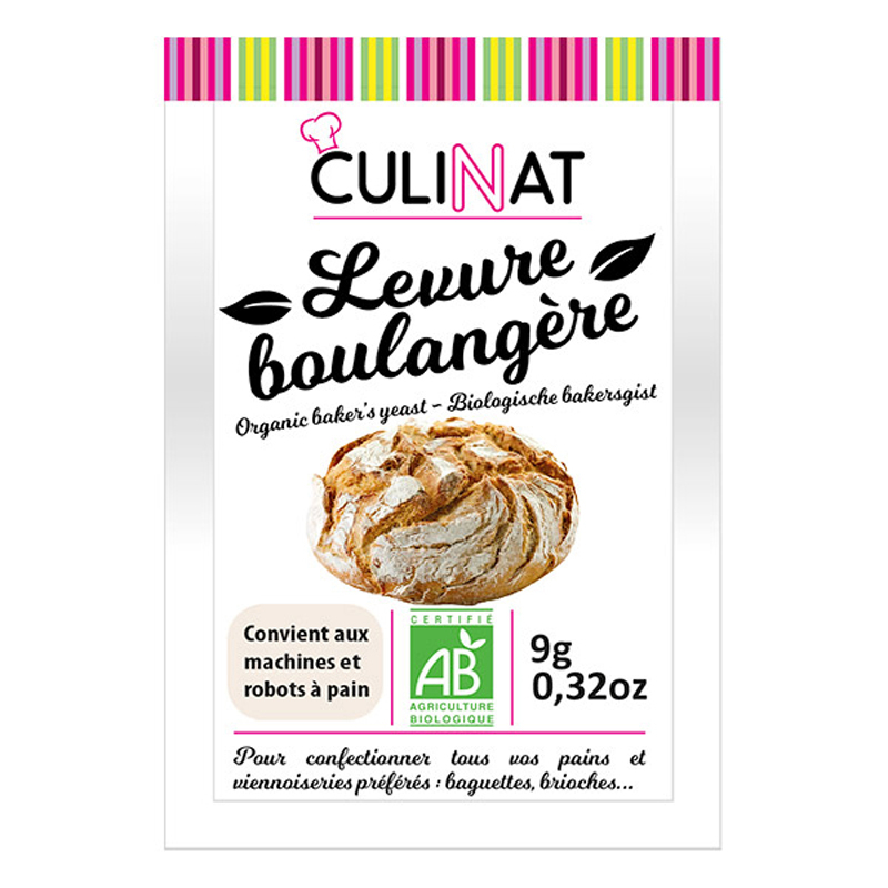 Levure boulangère - Lot de 3 x 9g, Culinat