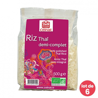 Riz thaï demi-complet - Lot...