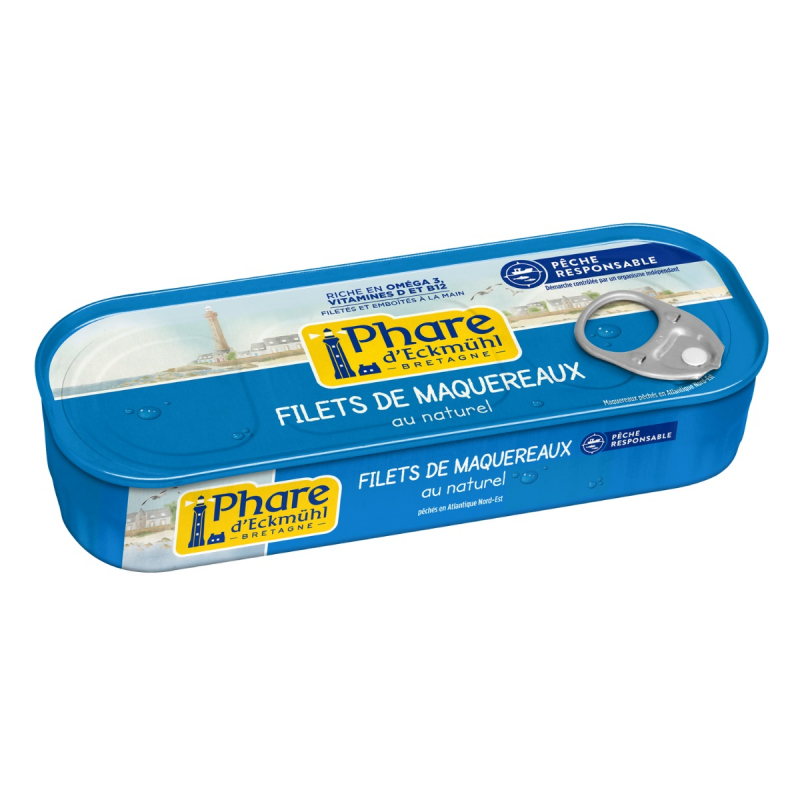 Filets de maquereaux au naturel - 151g