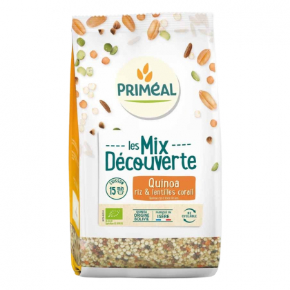 Mix découverte au quinoa, riz et lentilles corail - 400g